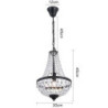 30cm Sputnik Design Pendant Lantern Desgin Lantern design Vedhæng Lys Metal Vintage Stil Sputnik Industriel Malede finish Årgang
