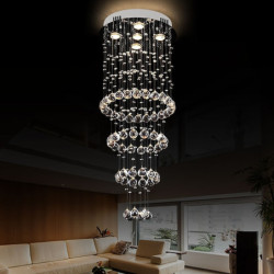 40cm krystal lysekrone luksus loftslys DIY modernitet globus k9 krystal vedhæng belysning hotel soveværelse spisestue butik rest