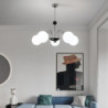 led lysekrone 3/5/6/8-lys 60/85/95cm sputnik design globus design lysekrone metal glas kunstnerisk stil moderne stil metal galva