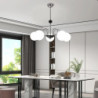 led lysekrone 3/5/6/8-lys 60/85/95cm sputnik design globus design lysekrone metal glas kunstnerisk stil moderne stil metal galva
