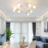 led loftslampe 8 hoveder 70cm sputnik design lysekrone metal kunstnerisk stil sputnik industrimalet finish kunstnerisk nordisk s
