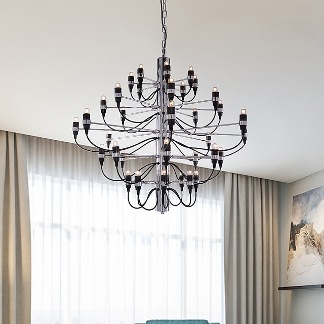 ecoLys 95cm pendel kreativ stearinlys lysekrone metal stearinlys stil klassisk kontor, butikker/caféer galvaniseret kunstnerisk