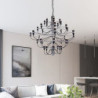 ecoLys 95cm pendel kreativ stearinlys lysekrone metal stearinlys stil klassisk kontor, butikker/caféer galvaniseret kunstnerisk