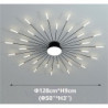 128cm Nordisk LED Loftslampe – Enkel og stilfuld metalbelysning