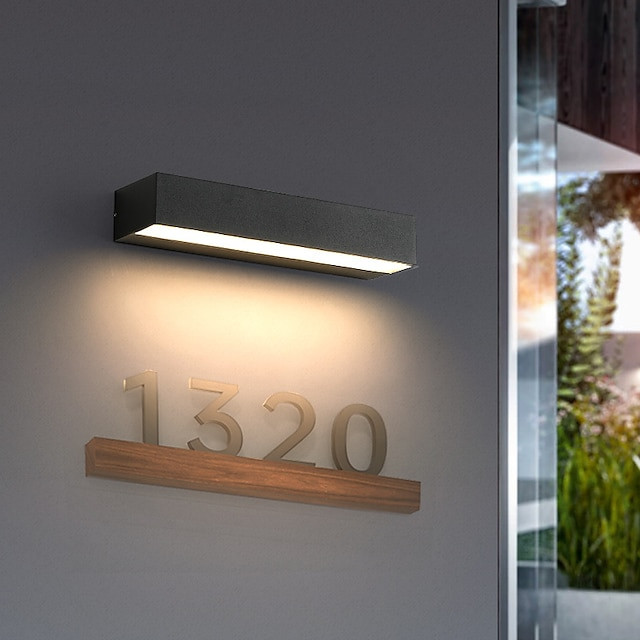 indendørs udendørs led moderne vaskelamper udendørs væglampe moderne ip65 vandtæt udendørs væglampe akryl vægmonteret lampe til