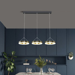 LED pendellampe tre hoved spisestue lampe LED lys luksus mode langbord lysekrone enkel moderne bar klub lampe spisestue køkken 7