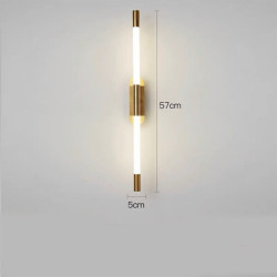 led væglampe strimmel design 22″ moderne led baggrund væglampe stue soveværelse sengebord 10w aluminium indendørs væglampe lysen