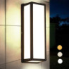 udendørs væglampe verandalampe 30w 15in led mat sort udvendig væglampe 3 farver kan ændres egnet til montering af væg gårdlampe