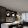 led pendel lysekroner loft sfærisk hængelys g9 indendørs lys til soveværelse, badeværelse, køkken stue bar restaurant ledning ju