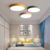 loftslampe 9" macaron ultratynd 5cm lys strømbesparende moderne akryl rund flush mount led loftslampe varm hvid