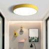 loftslampe 9" macaron ultratynd 5cm lys strømbesparende moderne akryl rund flush mount led loftslampe varm hvid