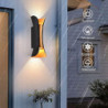 30/40cm plus stor udendørs led væglampe 20w / 30w forskellige farvetemperaturbelysning moderne sort guld gårdsvæglampe velegnet