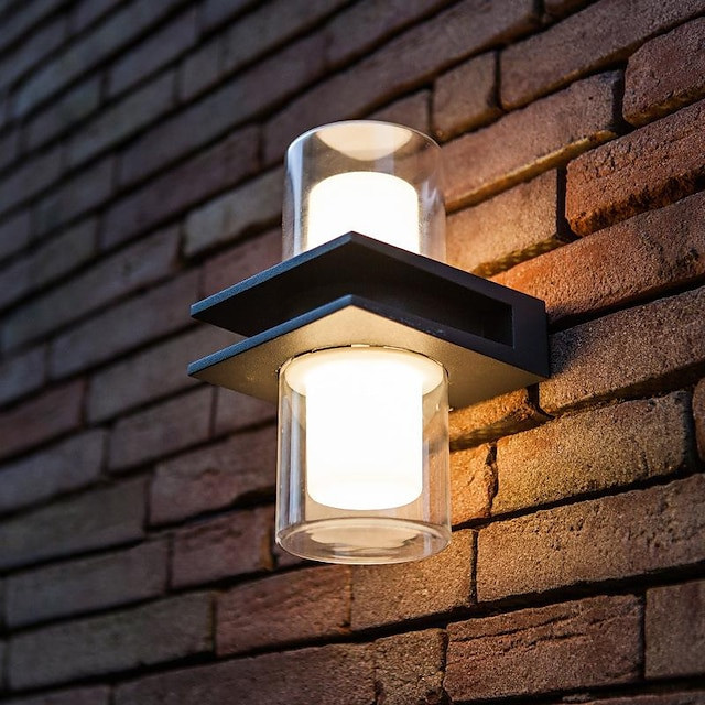 udendørs væglampe op og ned lys vandtæt væg lanternesporch sconces vægmonteret belysning moderne væglampe til terrasse hoveddør