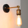 25cm land væglampe bronze ambient lys unikt design metal væglampe led til korridor balkon vintage 220v 40w / ce certificeret / e