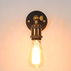 25cm land væglampe bronze ambient lys unikt design metal væglampe led til korridor balkon vintage 220v 40w / ce certificeret / e