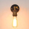 25cm land væglampe bronze ambient lys unikt design metal væglampe led til korridor balkon vintage 220v 40w / ce certificeret / e