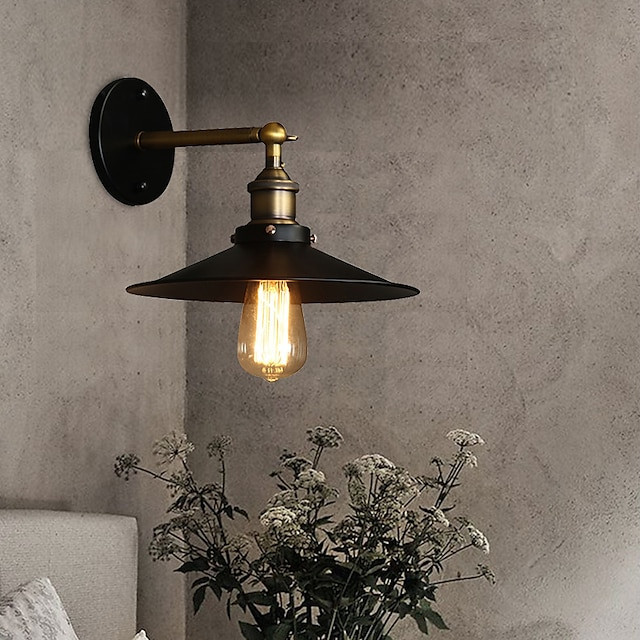 led væglampe moderne væglampe sconce armaturer sort led vægmonteret lampe e27 3000k bondehus indendørs væglampe til sengen gang