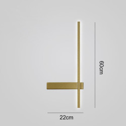 led væglampelampe indendørs minimalistisk lineær strip vægmonteringslampe lang boligindretningsbelysningsarmatur, indendørs vægl