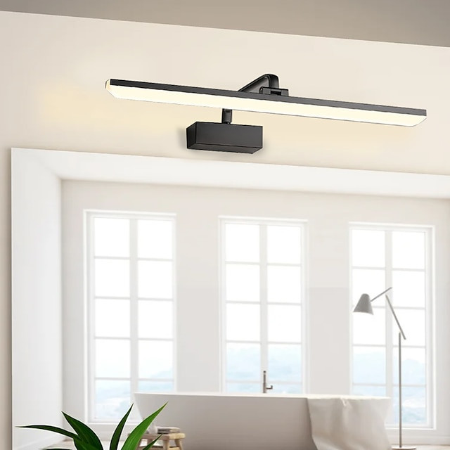bad spejl lamper led spejl forlys 23″ ip20 7w badeværelse spejl forlygter, led spejl lys vandtæt tåge dressing lys vægbelysning