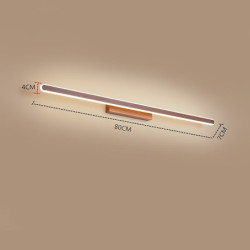 80cm led spejl lampe badeværelse badeværelse spejl lampe moderne enkel aluminium lampe dans dressing værelse lampe baggrund vægl