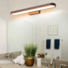 15,6 tommer 23,5 tommer 31,2 tommer moderne og minimalistisk led væglampe stue soveværelse badeværelse toiletbord sort kaffespej