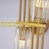 led væglampe krystal væglampe luksus guld væglampe elegant vægmontering lampe dekoration belysning til soveværelse stue gang res
