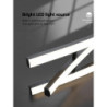 100cm led pendel linje design metal kunstnerisk stil moderne lysekrone moderne enkel nordisk minimalistisk lys luksus restaurant