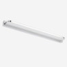 led vaskelampe 52cm 12w spejl frontlys mat akryl skærme minimalistisk badeværelsesbelysning rustfrit stål væglampe ip44 vandtæt