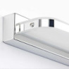 led vaskelampe 52cm 12w spejl frontlys mat akryl skærme minimalistisk badeværelsesbelysning rustfrit stål væglampe ip44 vandtæt