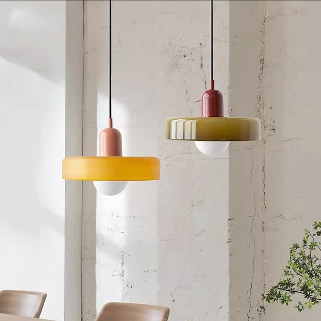 led pendel moderne indretning justerbar glas metal pendel kreativt design lysekrone droplight loftslampe hængende lys suspension