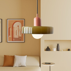 led pendel moderne indretning justerbar glas metal pendel kreativt design lysekrone droplight loftslampe hængende lys suspension