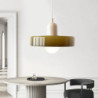led pendel moderne indretning justerbar glas metal pendel kreativt design lysekrone droplight loftslampe hængende lys suspension