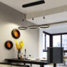 3-lys 30cm multi-skygge / justerbar lysekrone aluminium akryl cirkelmalet finish finish / moderne /