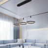 3-lys 30cm multi-skygge / justerbar lysekrone aluminium akryl cirkelmalet finish finish / moderne /