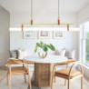 80cm led pendel moderne linje design kæde justerbar hængelampe til køkken spisestue stue sort og guld