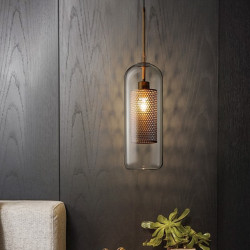 30cm enkelt design pendel LED moderne nordisk stil glascylinder galvaniseret lsland lys butikker / cafeer spisestue lys gave til