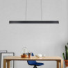 91cm led pendel ø lys justerbar længde lys aluminium malet finish moderne nordisk stil