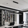 91cm led pendel ø lys justerbar længde lys aluminium malet finish moderne nordisk stil