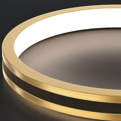 led pendel moderne nordisk ø lys sengelampe cirkel ring desgin 20cm metal malet finish stue soveværelse spisestue