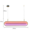 led pendel liner design rgb pendel armatur til køkkenø spisestue