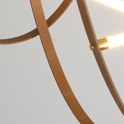 led pendant lys liner design 60cm stue læder lysekroner spisebord loft lysekrone køkken hængende armatur indendørs belysning lam