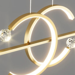 100cm pendel lanterne design pendel let metal malet finish moderne
