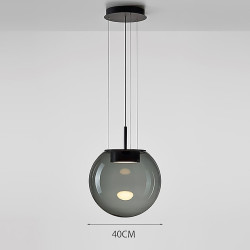 Globus Pendel til Køkkenø & Foyer – Midcentury moderne loftslampe med justerbart lys