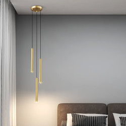 30cm pendel lanterne design geometriske former pendel kobber moderne stil klassisk nyhed led moderne