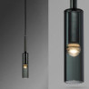 7cm enkelt design pendel glas galvaniseret led nordic style