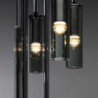 7cm enkelt design pendel glas galvaniseret led nordic style