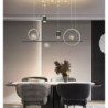 led pendel projektor lys moderne nordic sky star lysekrone spisestue lampe kreativ