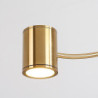 45cm guld vedhæng lys nordisk stil geometriske former enkelt design kunstnerisk lineær skål metal galvaniseret