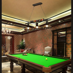 poolbord lys billard bord lys bondehus lysekrone, industriel hems 3 hoved jern køkken lysarmaturer grydelåg glas lampeskærm, bil