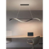 pendellampe 100/120cm led pendel 3 farve spisebord hængelampe højdejusterbar pendel med fjernbetjening metal lysekrone køkken ø